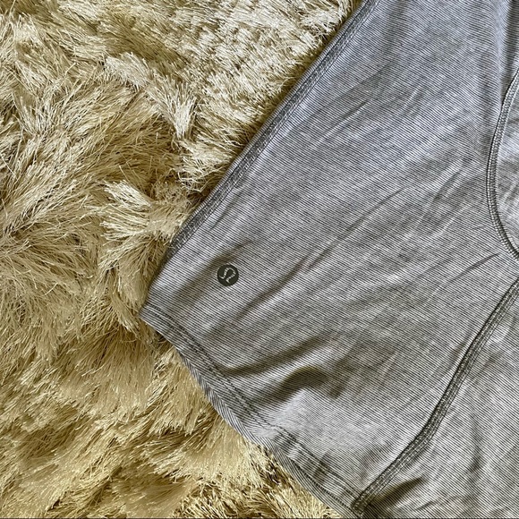 Lululemon Physically Fit Tank Wee Stripe Heathered Medium Grey - Picture 3 of 6